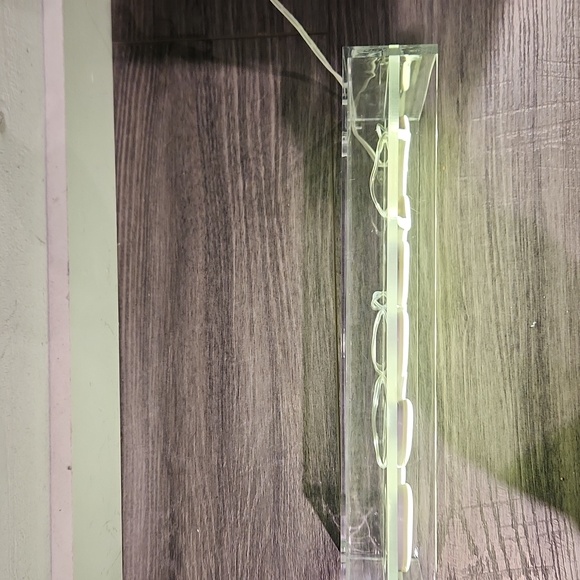 EUC Lighted up CHEERS Plug in white light Sign 11 3/5" w x 5 3/4" T - Picture 2 of 4